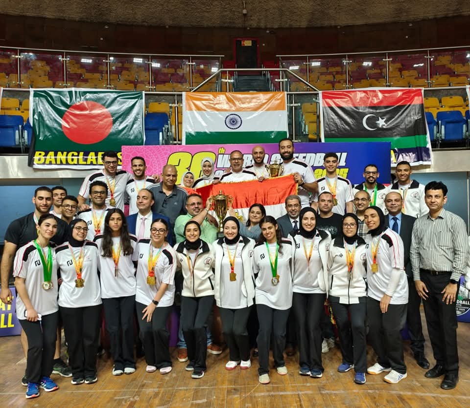 مصر تتوج بطلة العالم لكرة السرعة وتحصد جميع الميداليات الذهبية في إنجاز تاريخي بالهند 🏆🇪🇬