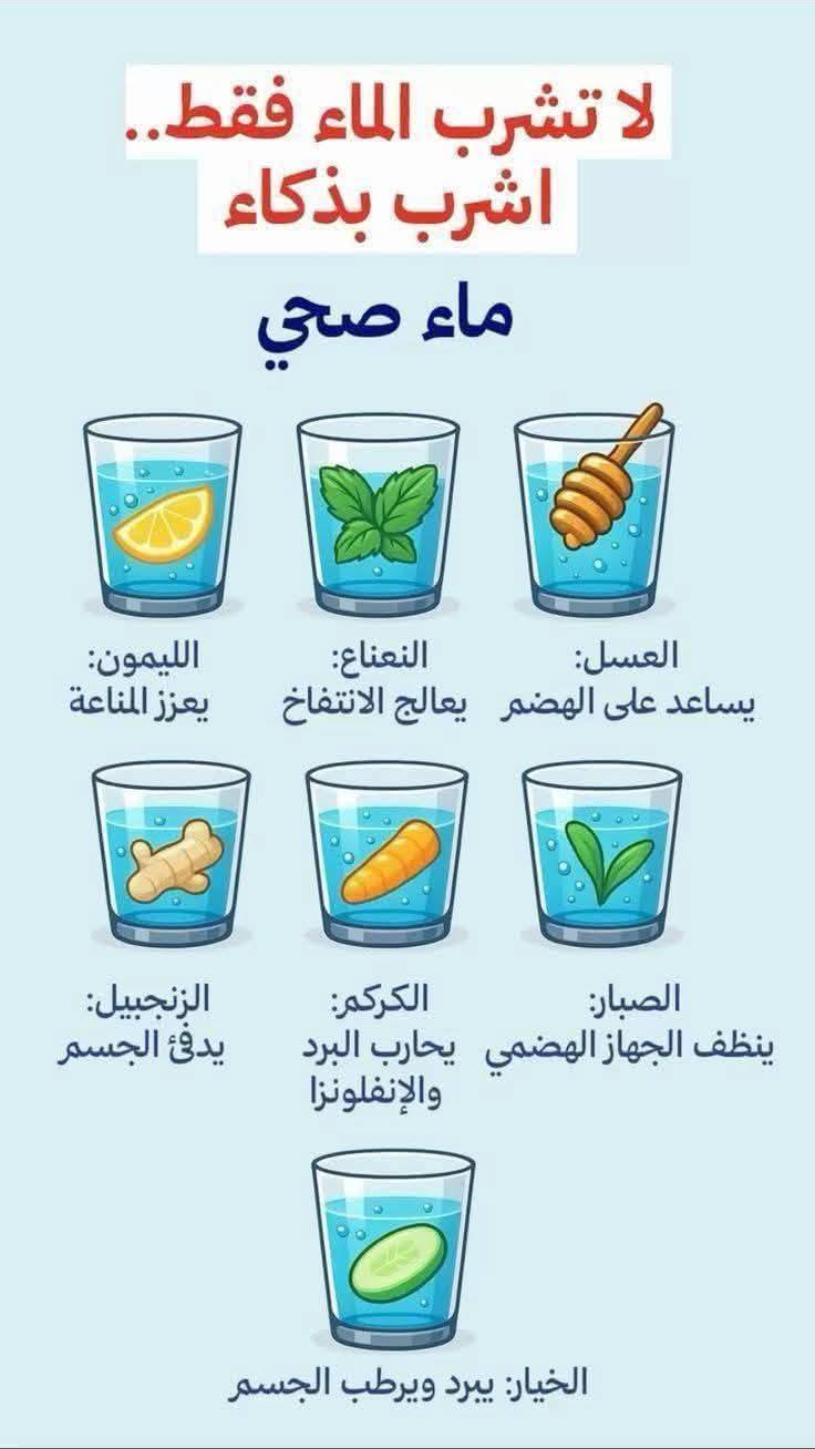 صحتك … في الماء .