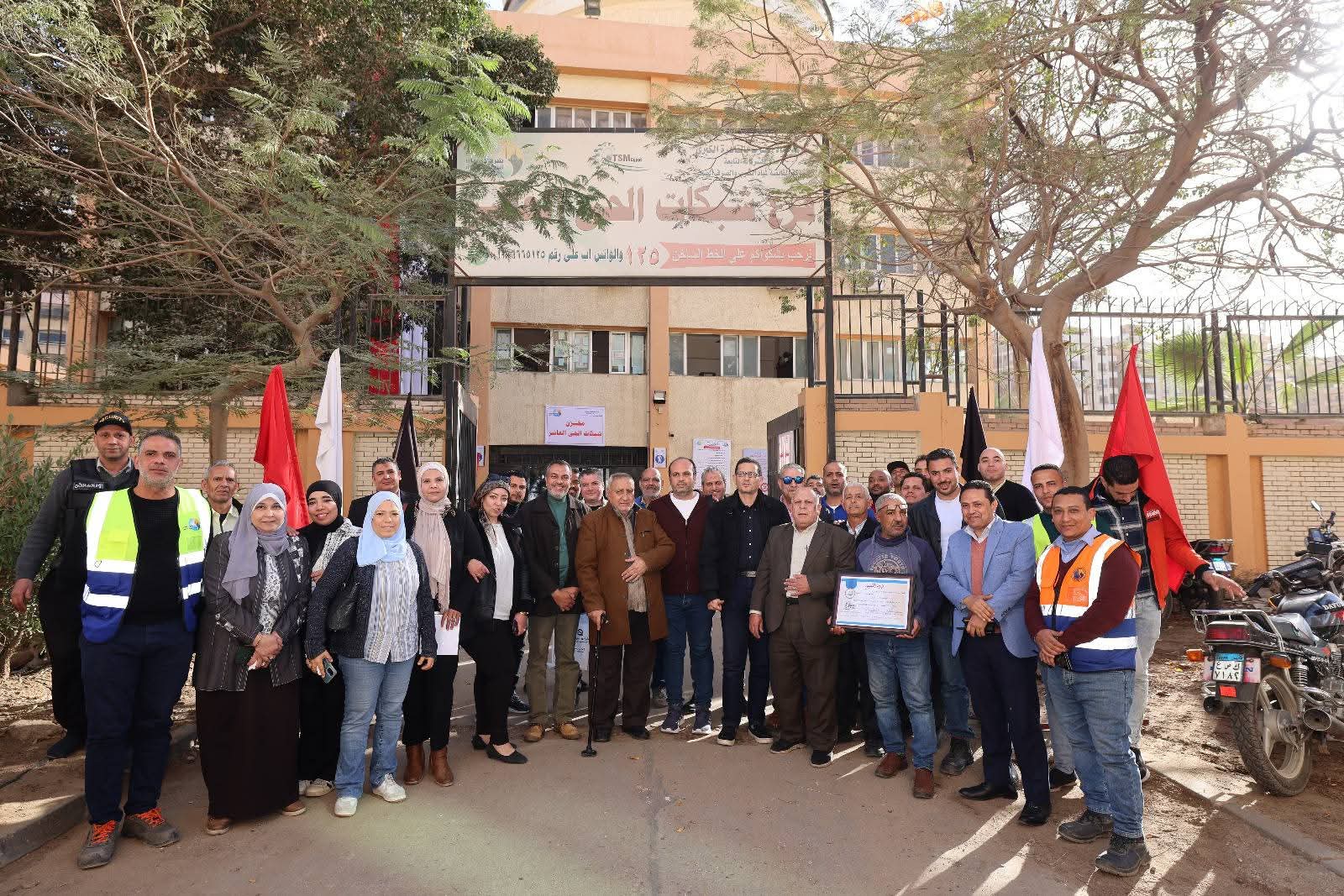 مياه القاهرة : شبكات مياه الحى العاشر وروافعها تجتاز كافة المراجعات الفنية المؤهلة لتجديد شهادة للإدارة الفنية المستدامة TSM