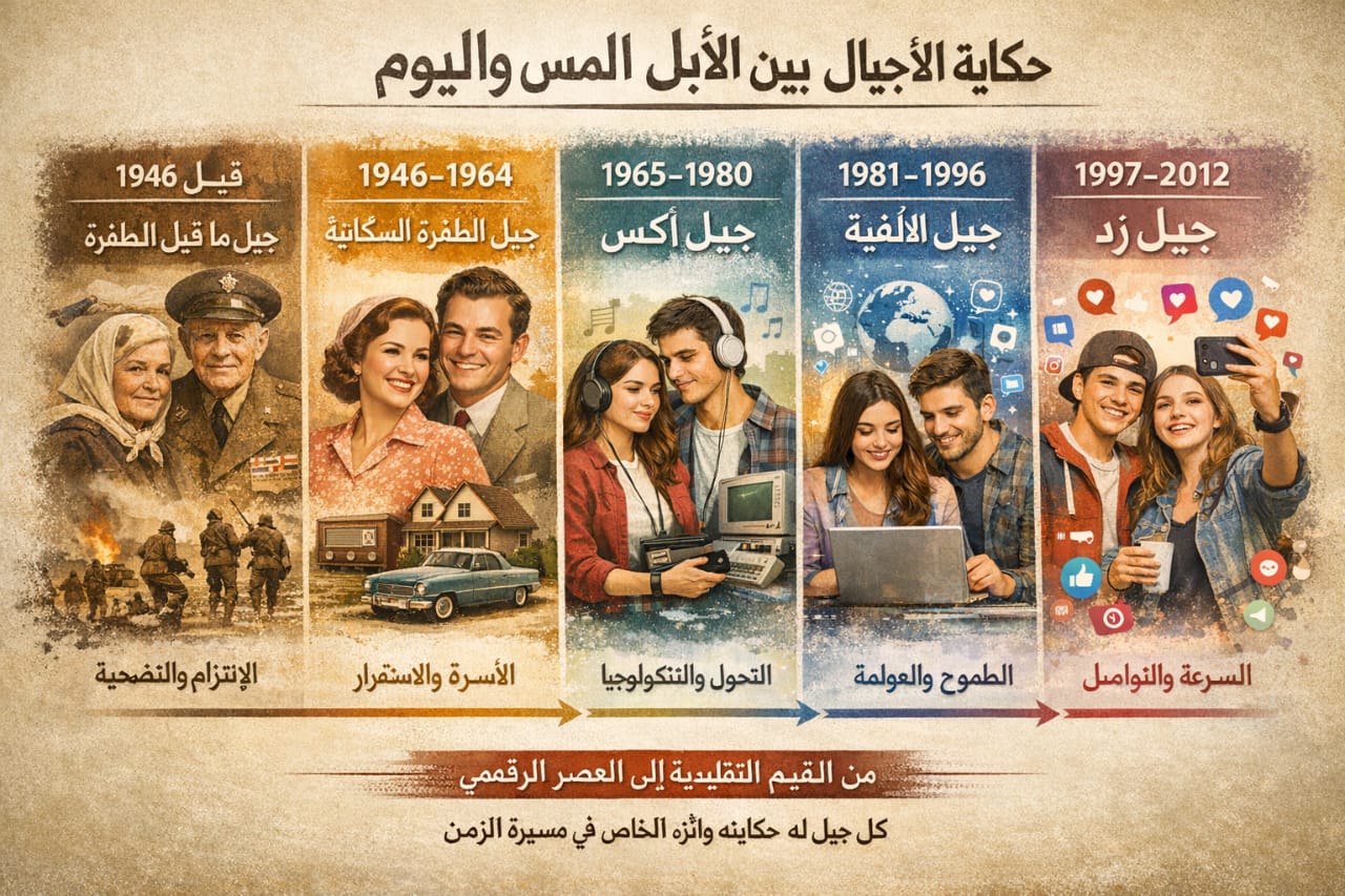 حكاية الأجيال بين الأمس واليوم
