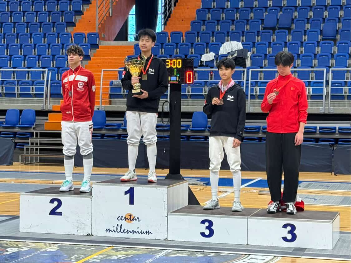 🔴 المصري حمزة شوشة يتألق في صربيا ويحصد فضية بطولة الاتحاد الأوروبي لسلاح الشيش تحت 17 سنة