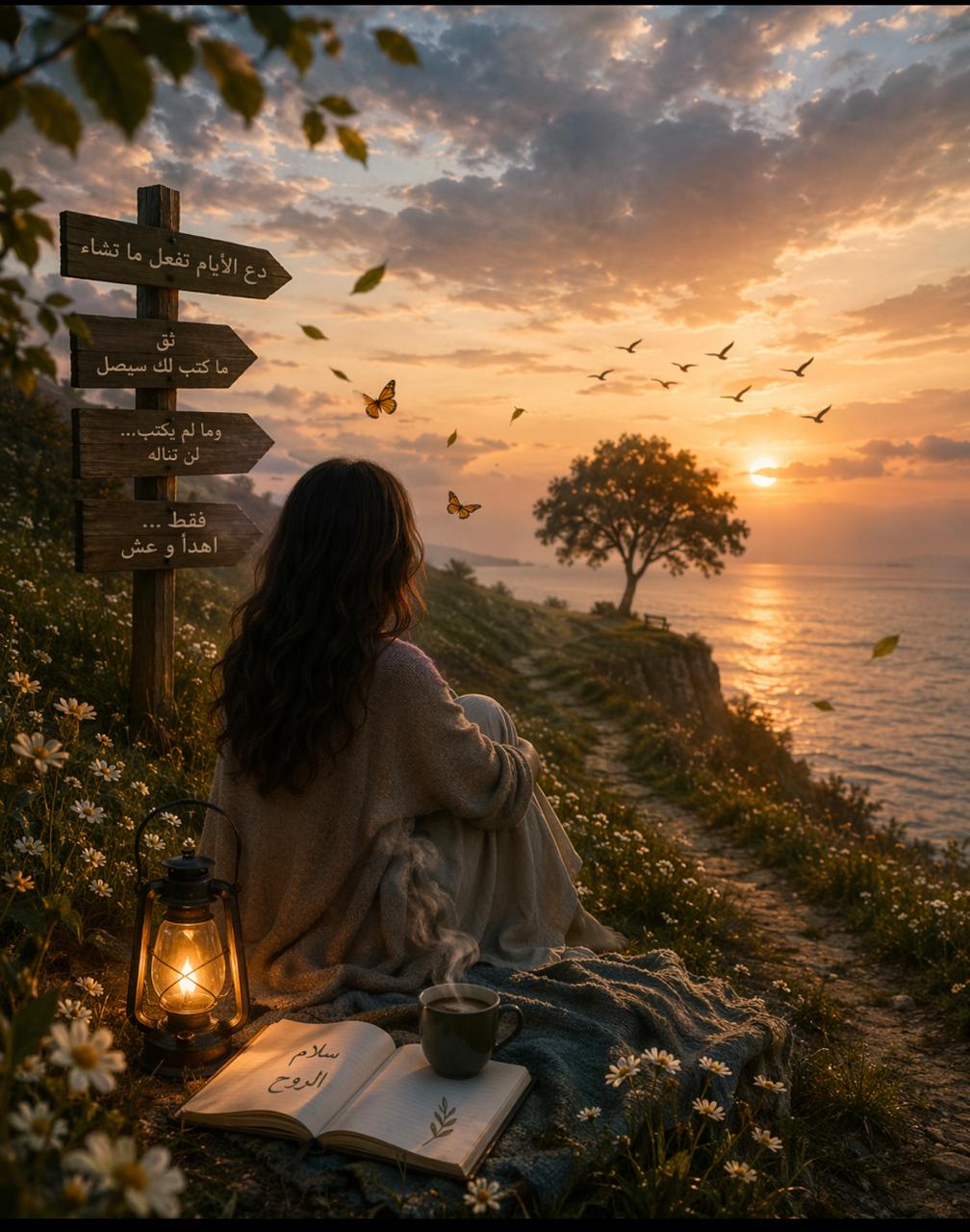 حين نترك الحياة تمر… فننجو.