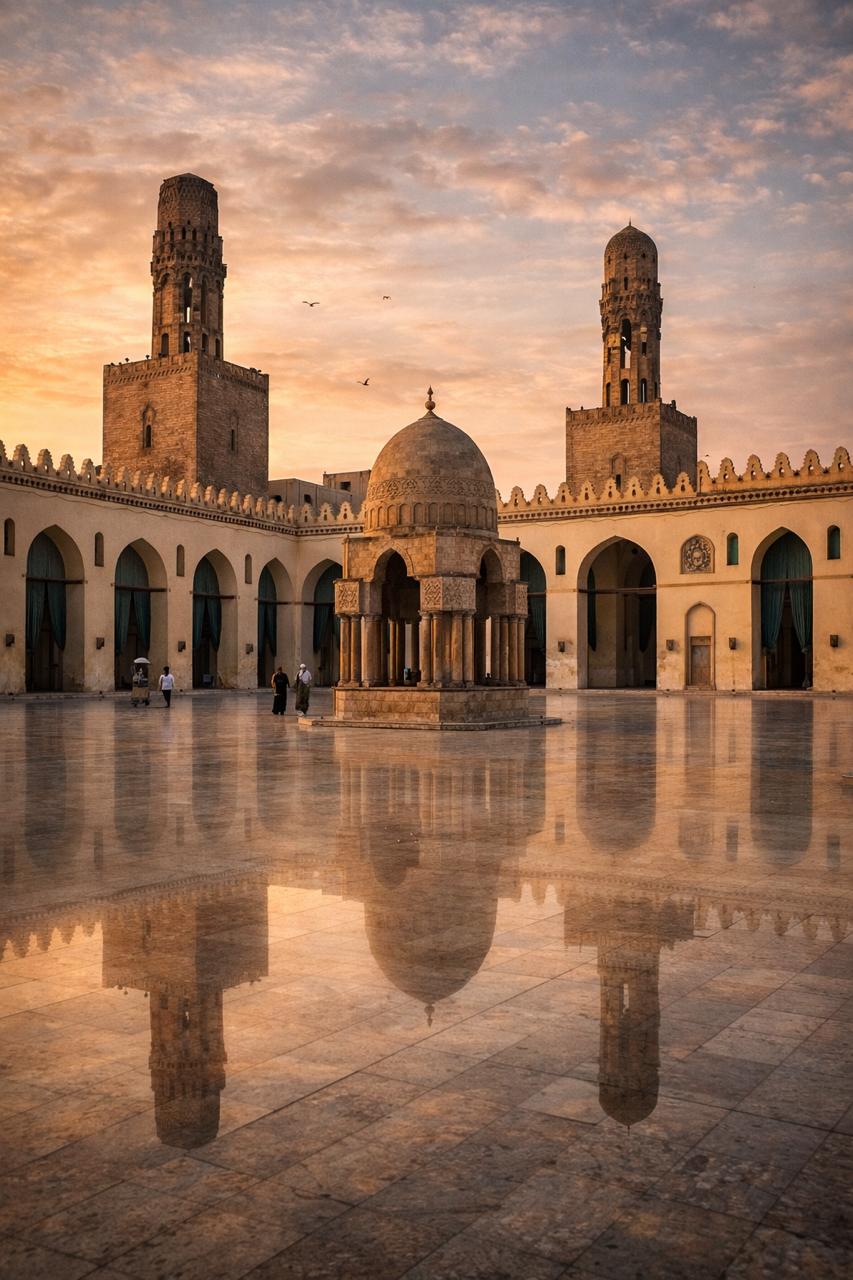 مسجد الحاكم بأمر الله . صرح الفاطميين الخالد.