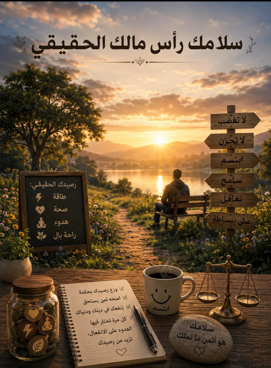 سلامك رأس مالك الحقيقي