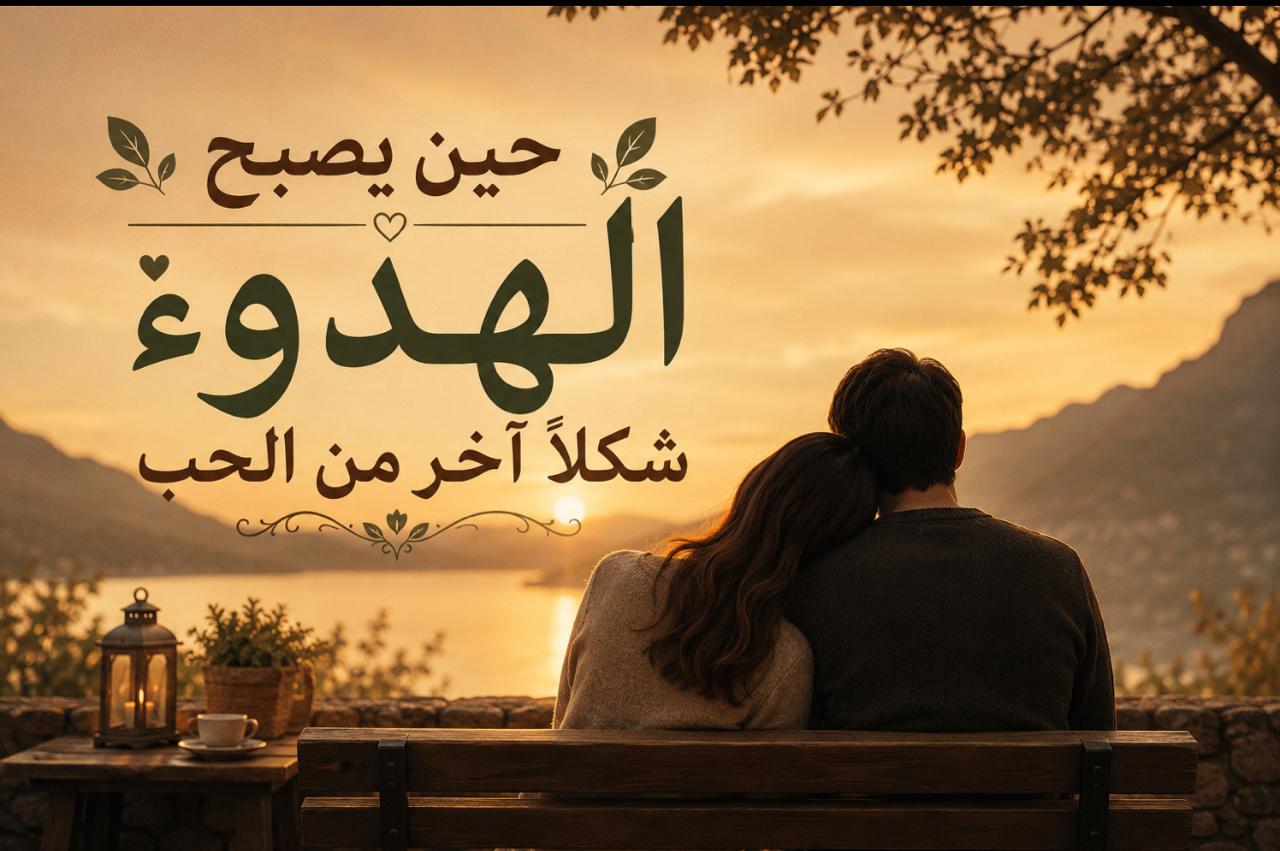 حين يصبح الهدوء شكلاً آخر من الحب