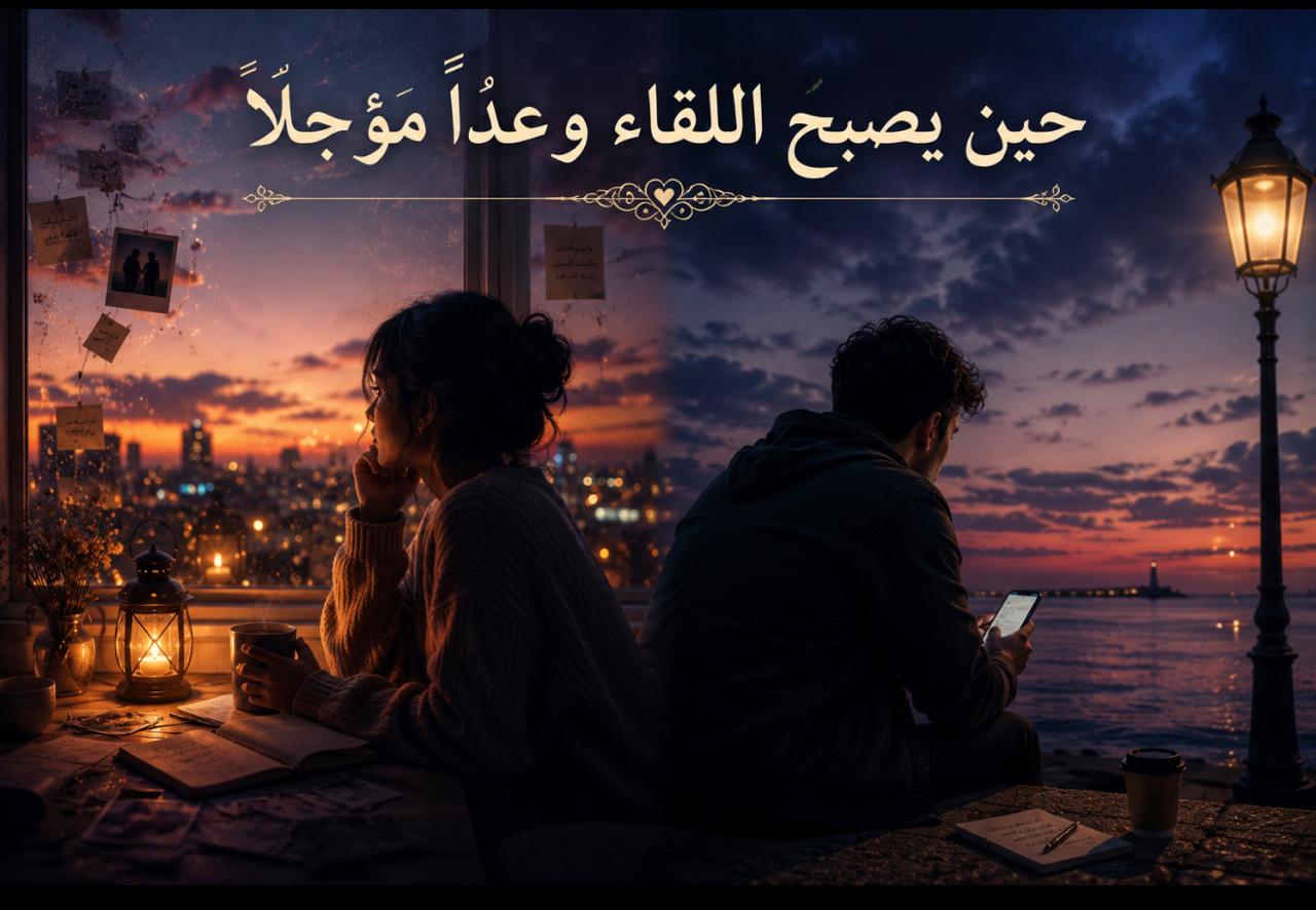 حين يصبح اللقاء وعدًا مؤجلًا