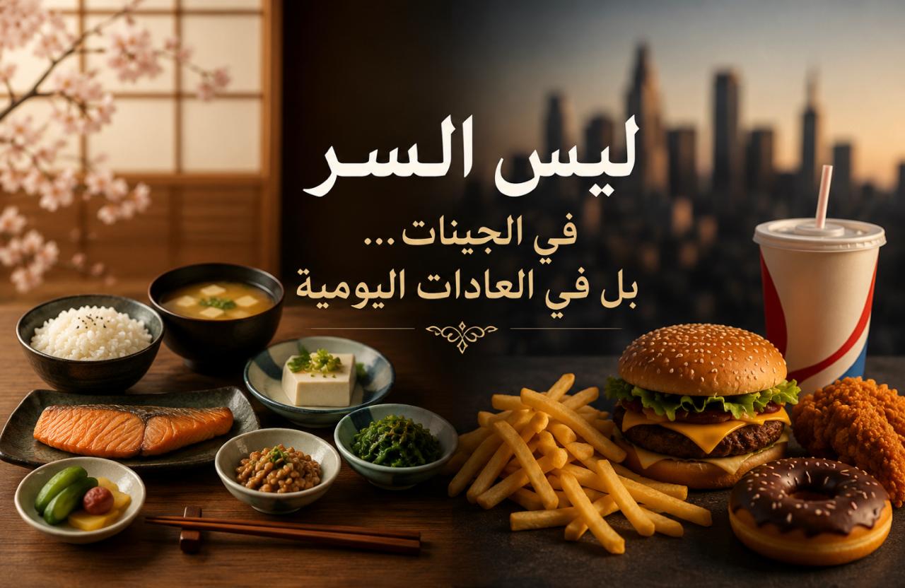 ليس السر في الجينات… بل في العادات اليومية