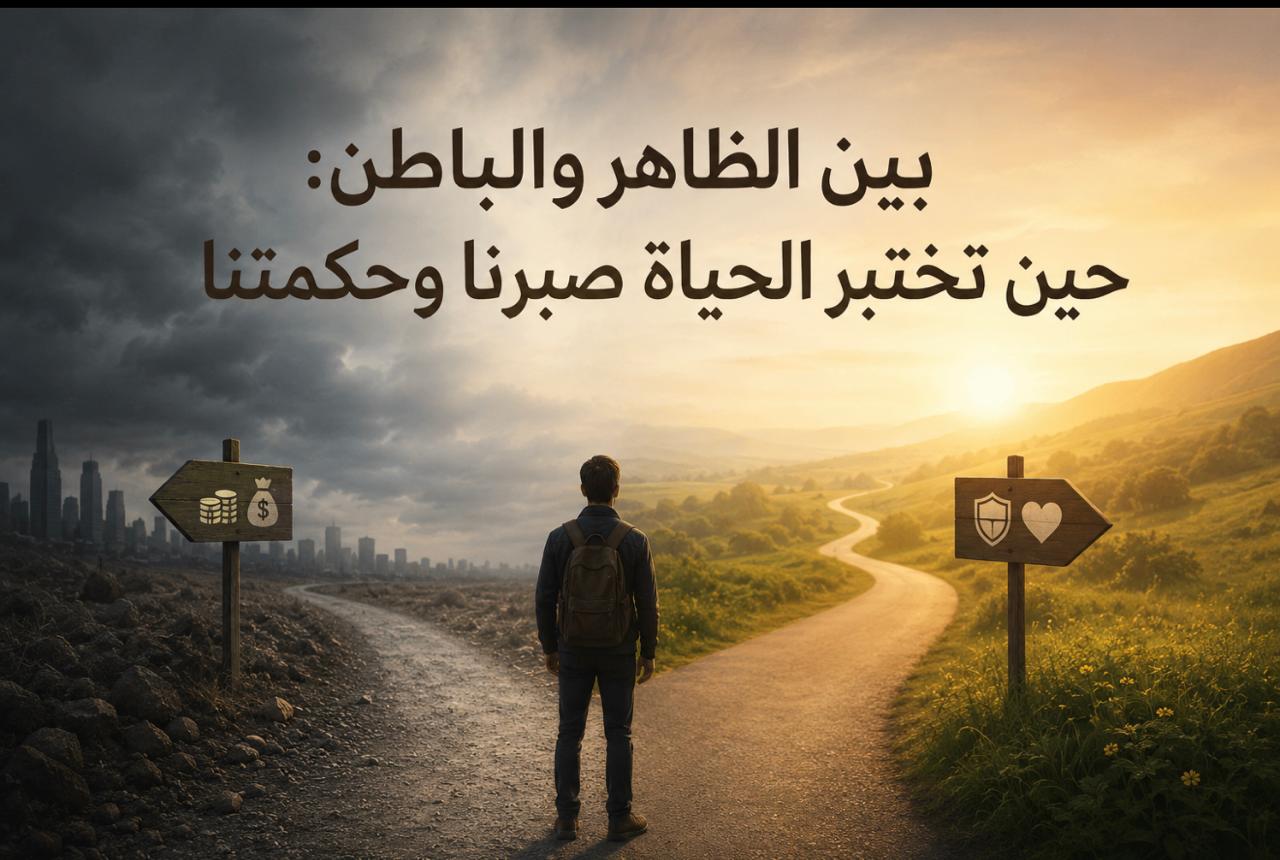 بين الظاهر والباطن: حين تختبر الحياة صبرنا وحكمتنا