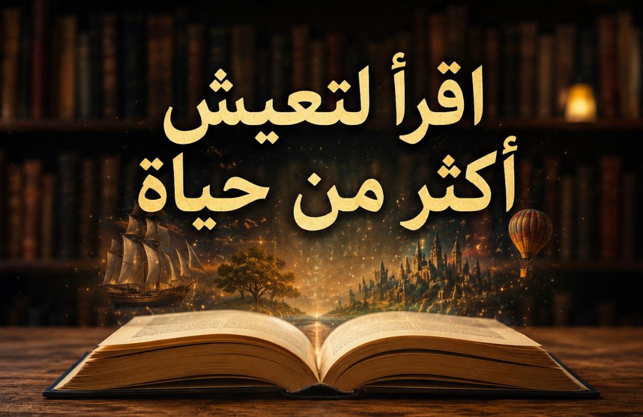 اقرأ لتعيش أكثر من حياة