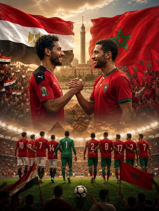 طلب المغرب بإقامة مباراة ودية بين مصر و المغرب في القاهرة.