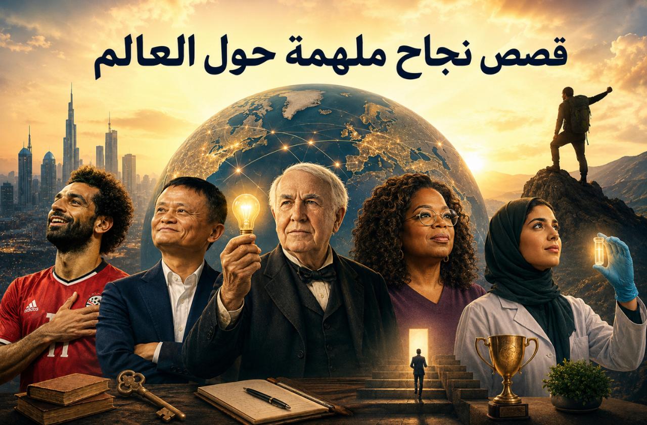 قصص نجاح ملهمة حول العالم