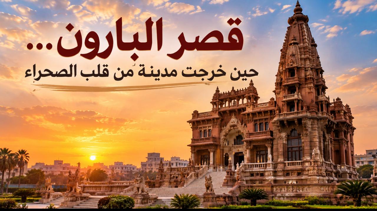 قصر البارون… حين خرجت مدينة من قلب الصحراء