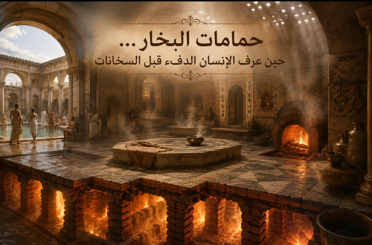 حمامات البخار… حين عرف الإنسان الدفء قبل السخانات