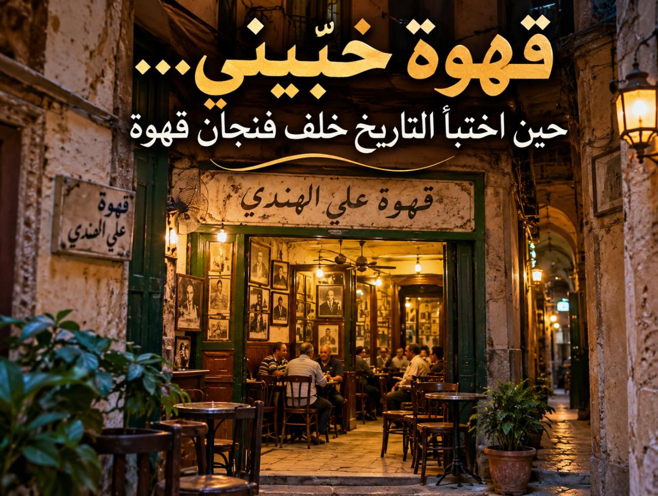 قهوة خبيني… حين اختبأ التاريخ خلف فنجان قهوة
